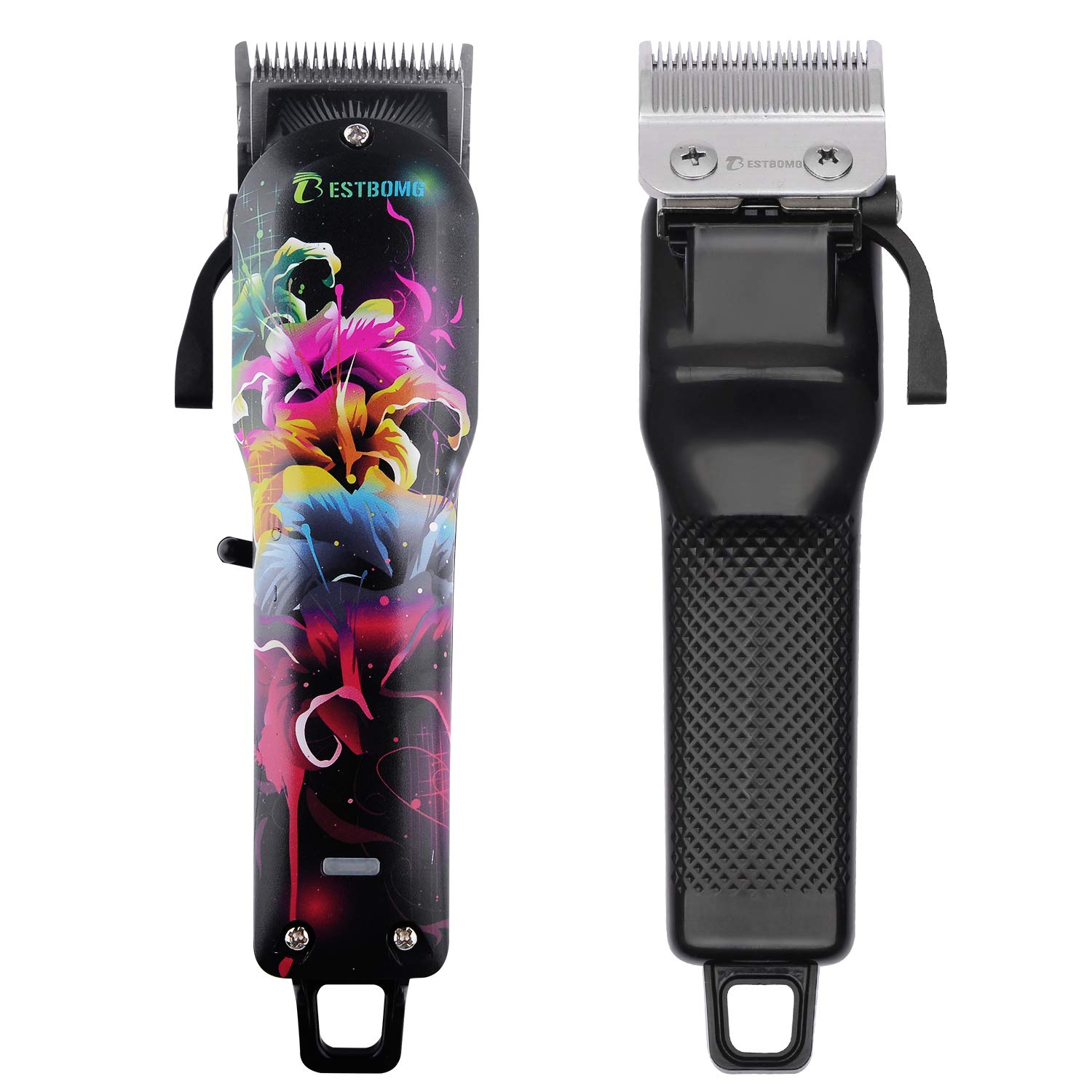 Pro Cordless Rechargeable Hair Clippers for men Kids Baby BESTMOGE Professional Hair Beard trimmers Hair Cutting Kits with Precision Blades Heavy Duty Motor 2000mAh Lithium Battery