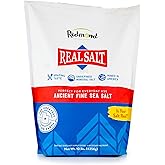 Redmond Real Salt 10 Lb Bag- Natural Unrefined Gluten Free, Fine Sea Salt, 10lb bag