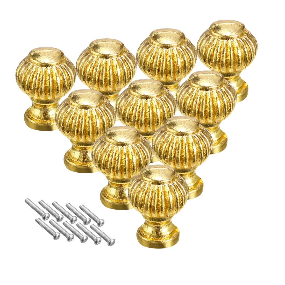 uxcell 14mmx19mm Gift Jewelry Box Single Hole Round Knobs Pull Handles