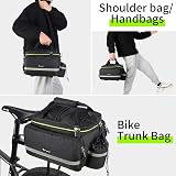 WESTGIRL 35L Bike Pannier Bags Waterproof Rear Rack Trunk Bag with Rain Cover view 7