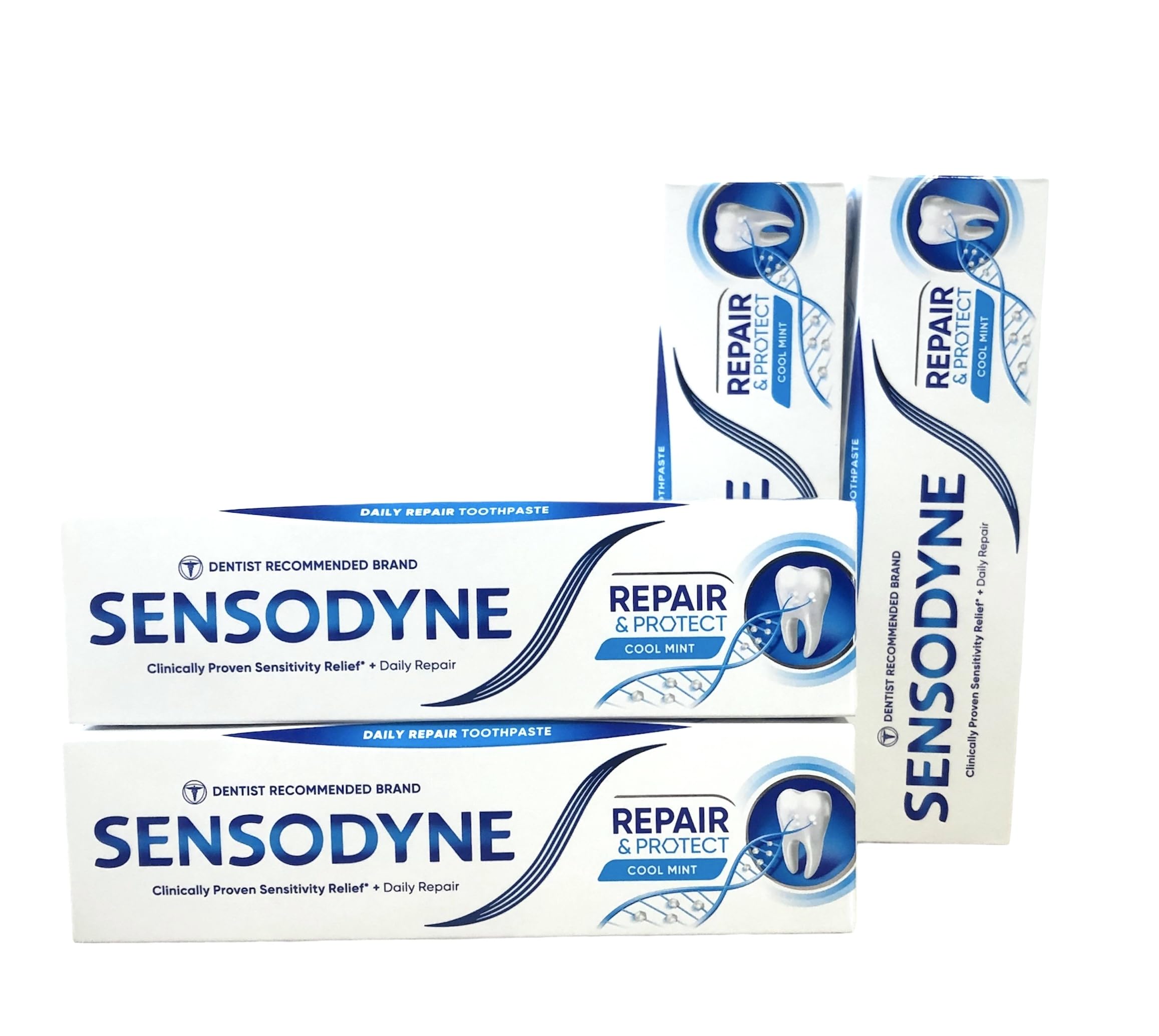 Sensodyne 4 x Toothpaste Repair and Protect - 75 ml