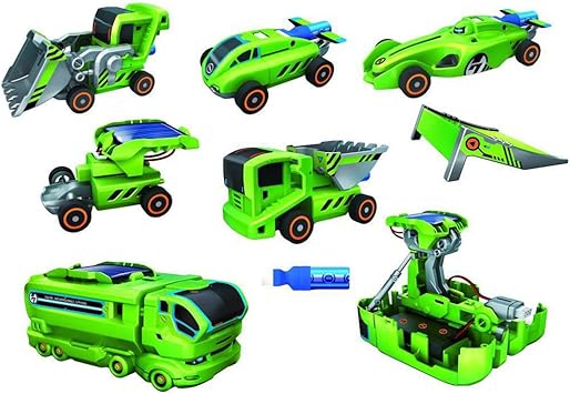 ShopMeFast 7 in 1 Educational Toy Solar DIY Robot Kit , Multi Color