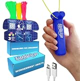 ZipString Rope Launcher Blue - Outdoor Toy Fidget String Launcher