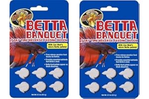 Zoo Med Betta Banquet Blocks 6 Card (Set Of 2), fish, 0.3 ounces
