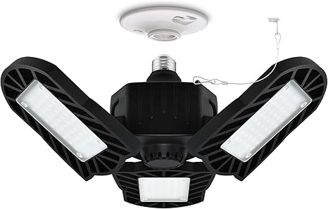 Led Garage Lights Deformable Led Garage Ceiling Lights 60w 6000lm