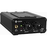 Coda Ultra-Compact Personal in Ear Monitor Amplifier - Dual Channel | Headphone Amplifier System with XLR &amp; TRS Input, Portable IEM Amp with Mono &amp; Stereo Mix Panning, Belt Clip