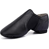 Linodes PU Leather Jazz Shoe Slip On Dance Shoes for Girls and Boys (Toddler/Little Kid/Big Kid)