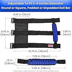 4 x Roll Bar Grab Handles Grip Handle for Jeep