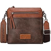 Montana West Crossbody Bag for Women Multi Pocket Cross Body Bag Purses with Guitar Strap