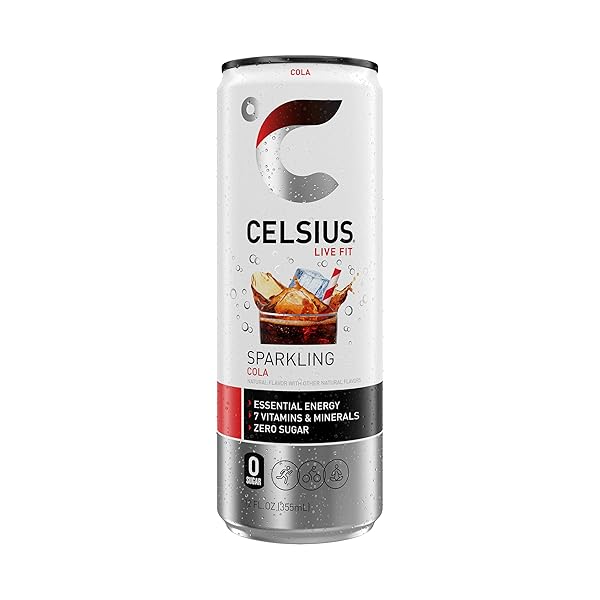 CELSIUS SPARKLING, FUNCTIONAL ESSENTIAL ENERGY DRINK 12 FL OZ (PACK OF 12)