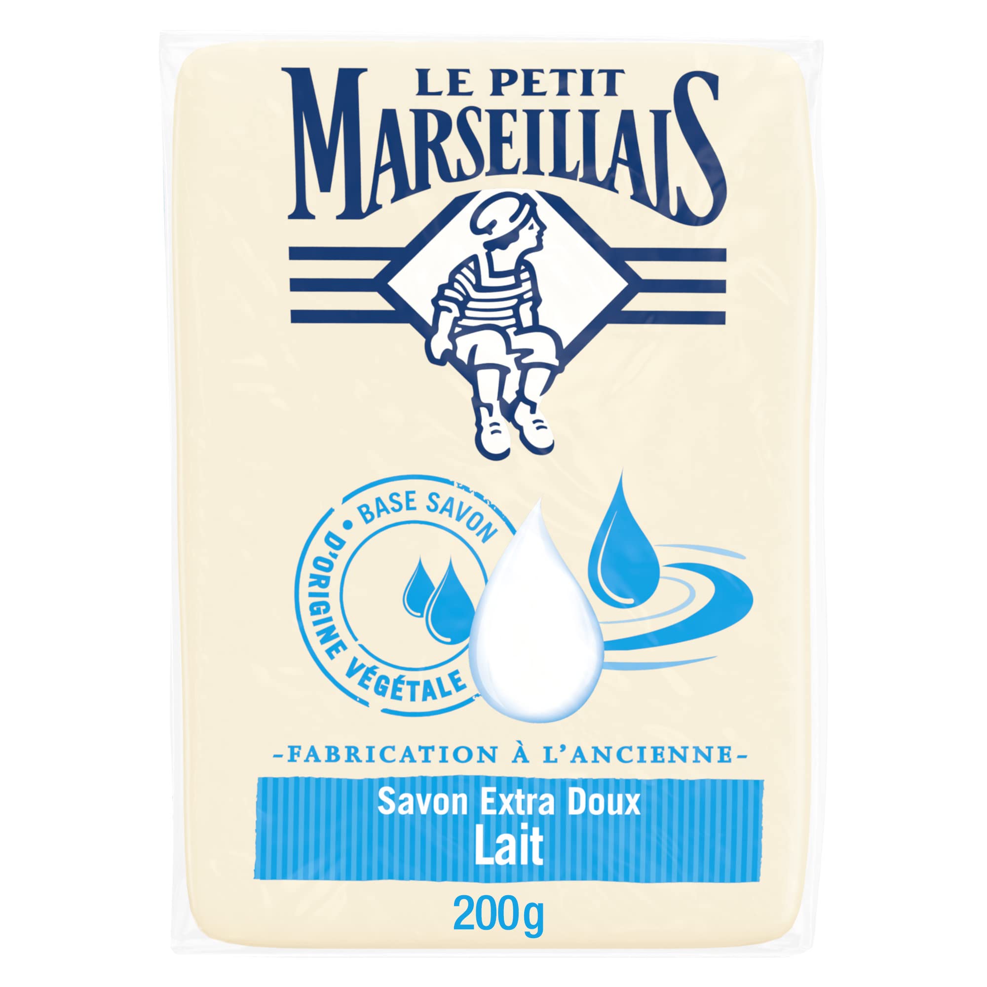Le Petit Marseillais milk soap - fabricated in the old fashioned way - Bar of soap 200g