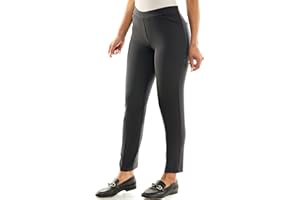 Zac & Rachel Women's Pull-on Ankle Pants with Band