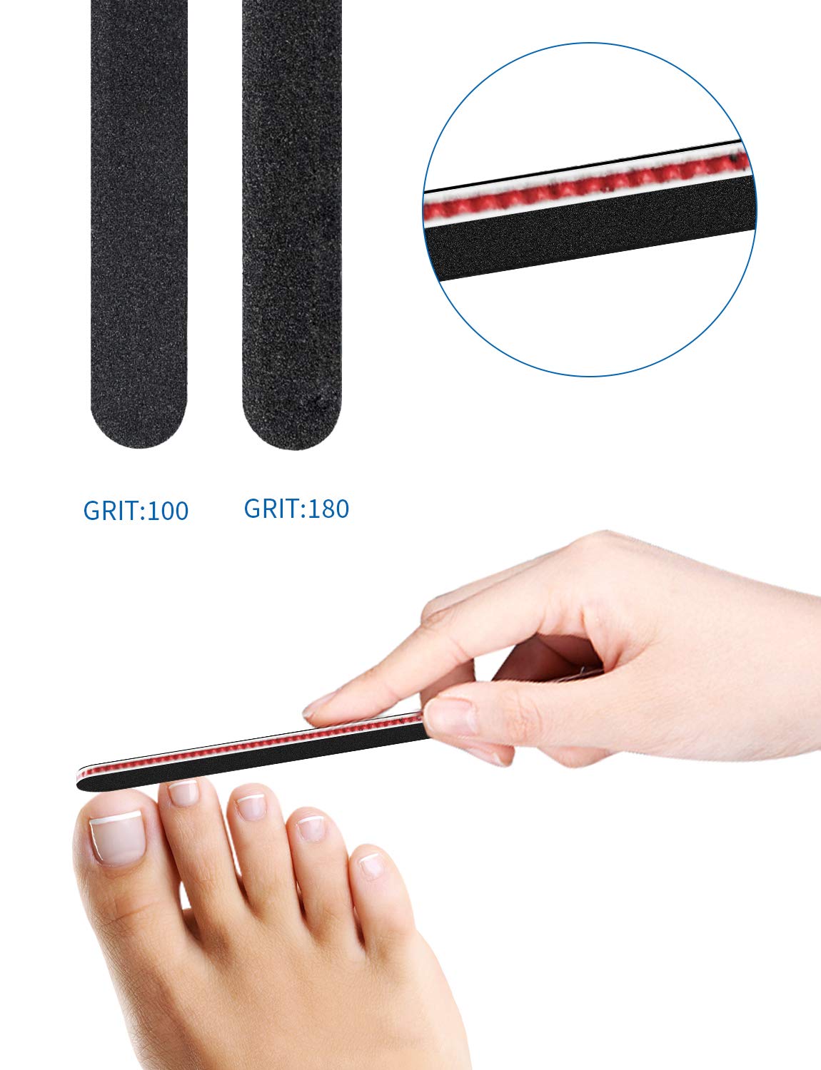 Colossal Foot Rasp Foot File and Callus Remover, 3 in 1 Foot Care Pedicure Set Tool for Hard Skin Cuticle Remover, Can be Used on Both Wet and Dry Feet, Surgical Grade Stainless Steel File: Beauty