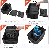 URAQT Car Organizer Front Back Seat Waterproof Oxford Portable 4 Drink Pockets view 4
