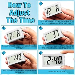 Frienda 3 Pieces Mini Digital Clock Small Digital