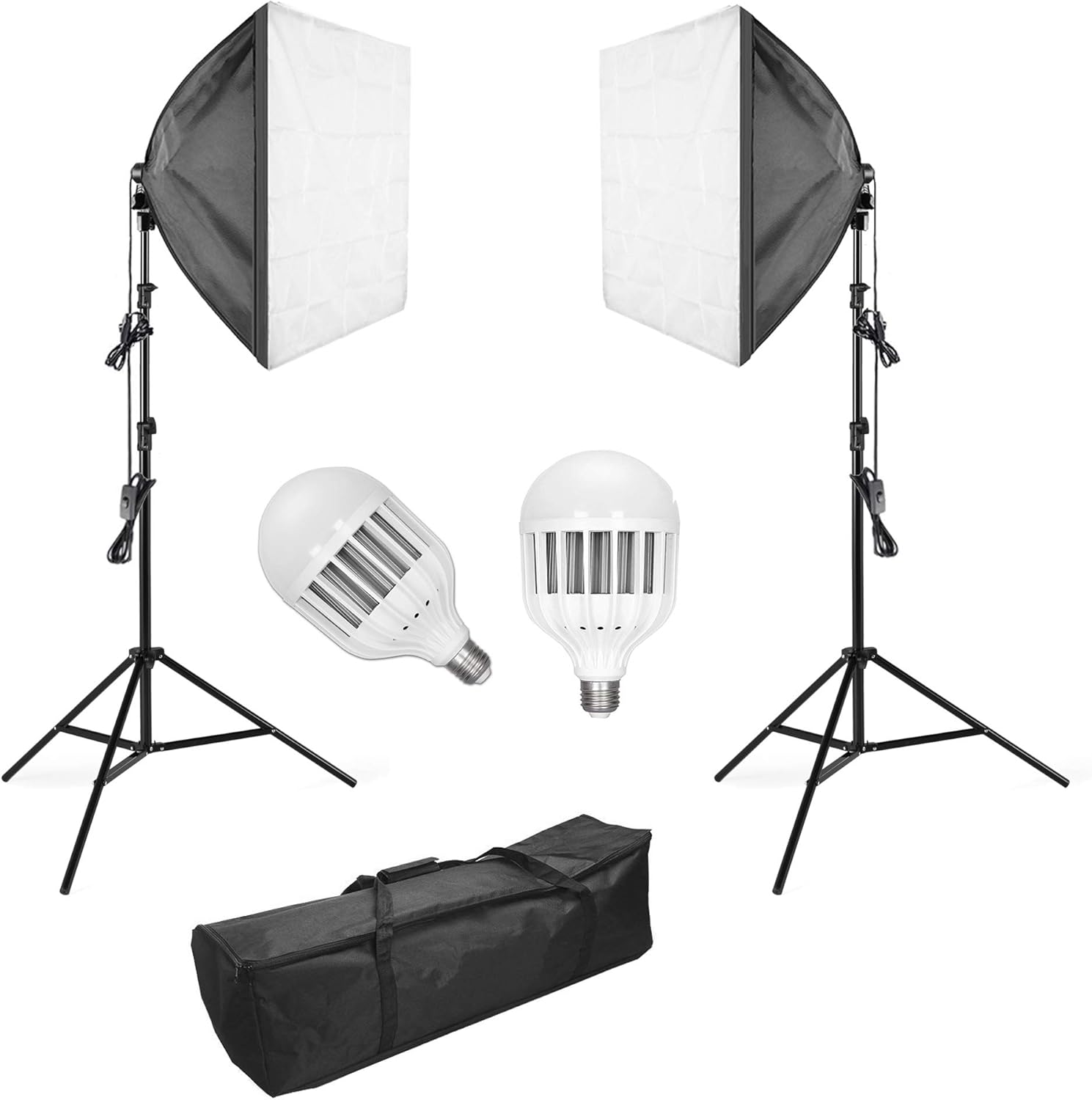 Luxlight® 3 x 3000lm Popup LED Softbox Lighting Kit Amazon.co.uk