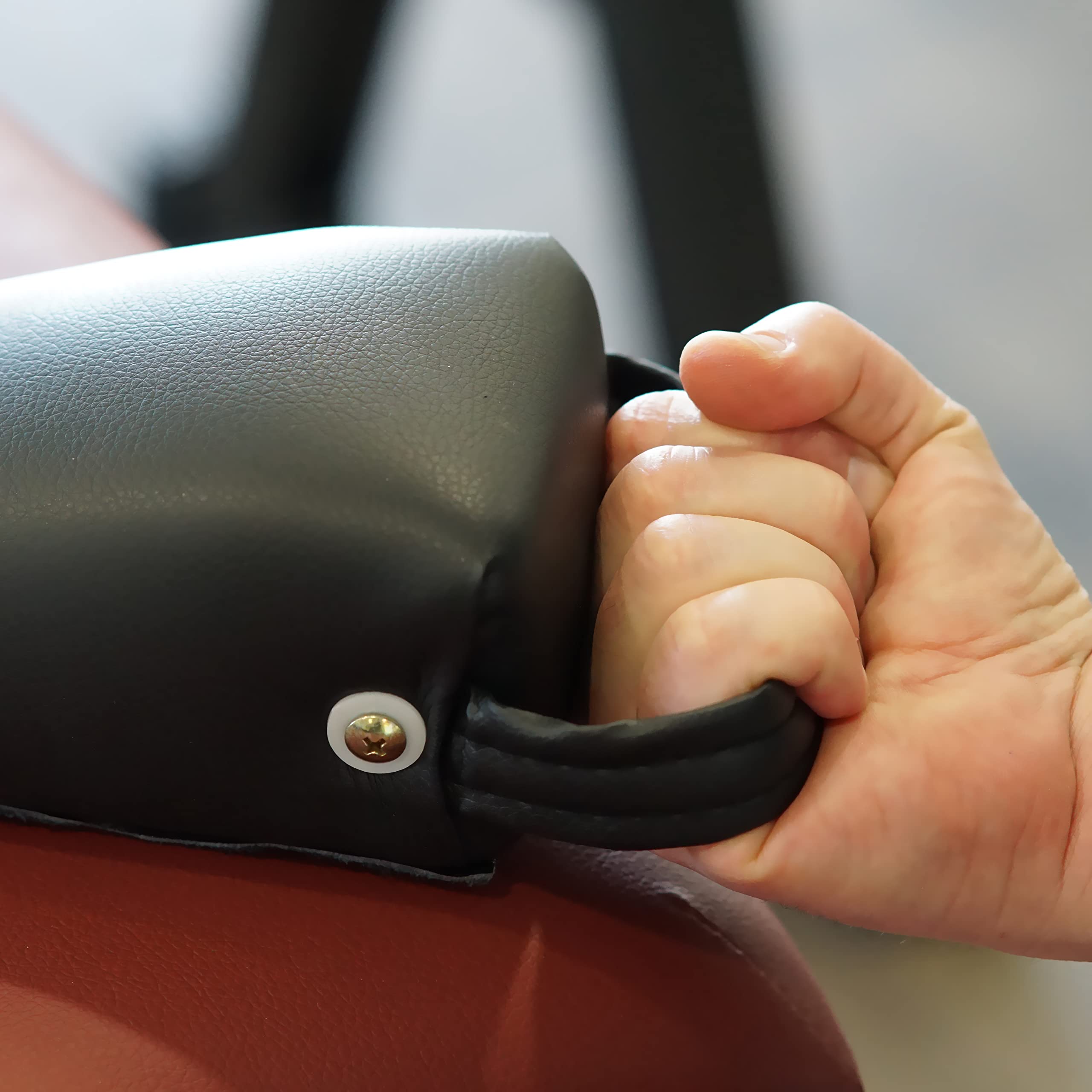 Pelvic Sacral SOT Blocks Non Slip Base 1/Pair Upholstered Black