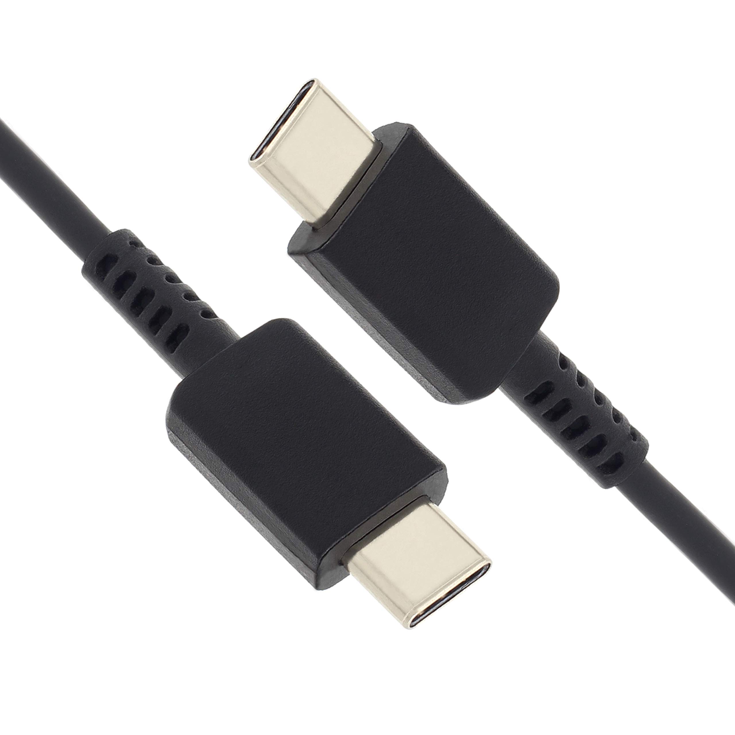 SPARKED USB C to USB C Charger Cable Charging for Beats Fit Pro, Flex, AirPods 4, Sennheiser Momentum 3, Sony WH1000XM4, Bose QC45 Headphones & DualSense Controller Type C Fast Charge Wire Lead UK 1m