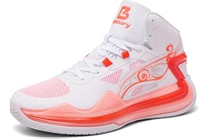 Bacury Women’s Basketball Shoes Breathable Non Slip Sneakers Lightweight Fashion Outdoor Sports Shoes