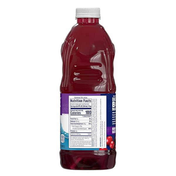 OCEAN SPRAY® CRAN-GRAPE® CRANBERRY GRAPE JUICE DRINK, 64 FL OZ BOTTLE