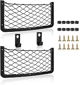 Einesin Storage Nets for Campervans Elastic Trunk Bag with Frame 2 Pack