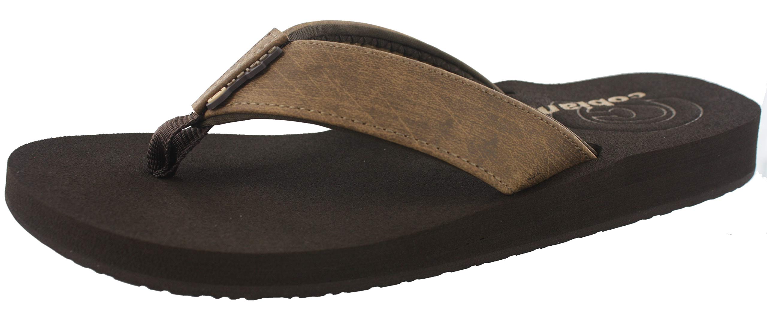 cobian Women's Floater Flip-Flop, Mocha, 8