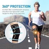 AVIDDA Knee Support Brace 2 Pack Compression Knee Sleeves view 2
