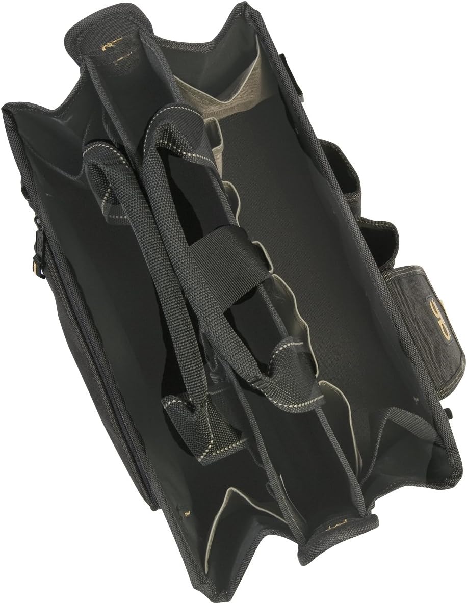CLC Custom LeatherCraft 1529 16 In. Center Tray Tool Bag, 16 Pocket - Tool Box - 