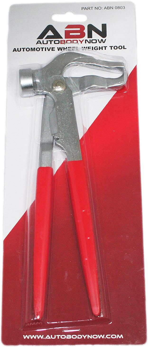 ABN Wheel Weight Pliers – Wheel Weight Hammer Tool Tire Balancing Weights Tire Weight Removal Tool: Automotive