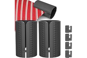 NORSGATEN Wrapping Paper Cutter 2-Pack, Gift for Women Wrap Cutter Tool with Replaceable Blades, Christmas Wrapping Paper Cutter for Rolls, Holiday Gift Wrapping Accessories & Stocking Stuffers, Black