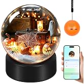 Memory Orb Ball &ndash; 2.76" Crystal Video Orb with Digital Display | Uploadable Photos &amp; Videos via WiFi &ndash; Personalized Gift for Anniversary, Birthday, Wedding, Home D&eacute;cor