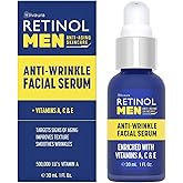 LIVAURA Retinol Men’s Anti-Wrinkle Facial Serum – The Original Retinol Anti-Aging Men’s Formula For Younger Looking Skin – Vitamin-Enriched To Smooth Fine Lines & Wrinkles, Promote Firmness