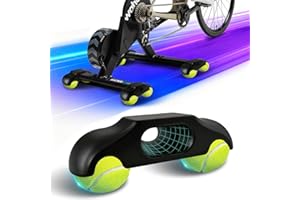 ARVORUM 4 Pack Bike Trainer Rocker Feet, Rocker Feet with Tennis Balls, for Wahoo KICKR CORE 2 Indoor Bike Trainer, Indoor Cycling Snap Rocker Feet Adapters, Vibration Dampening Stability