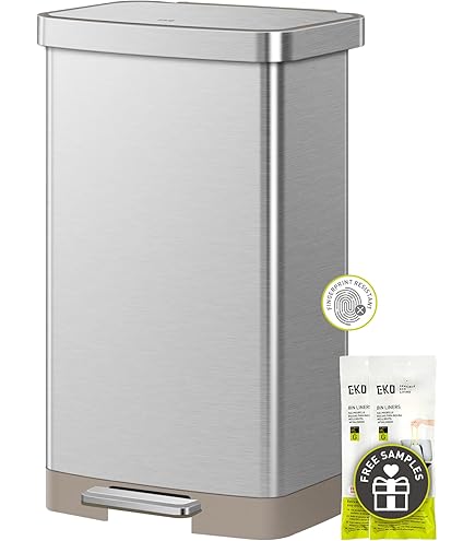 EKO | 50L Kitchen Trash Can with Automatic Sensor and Soft Close