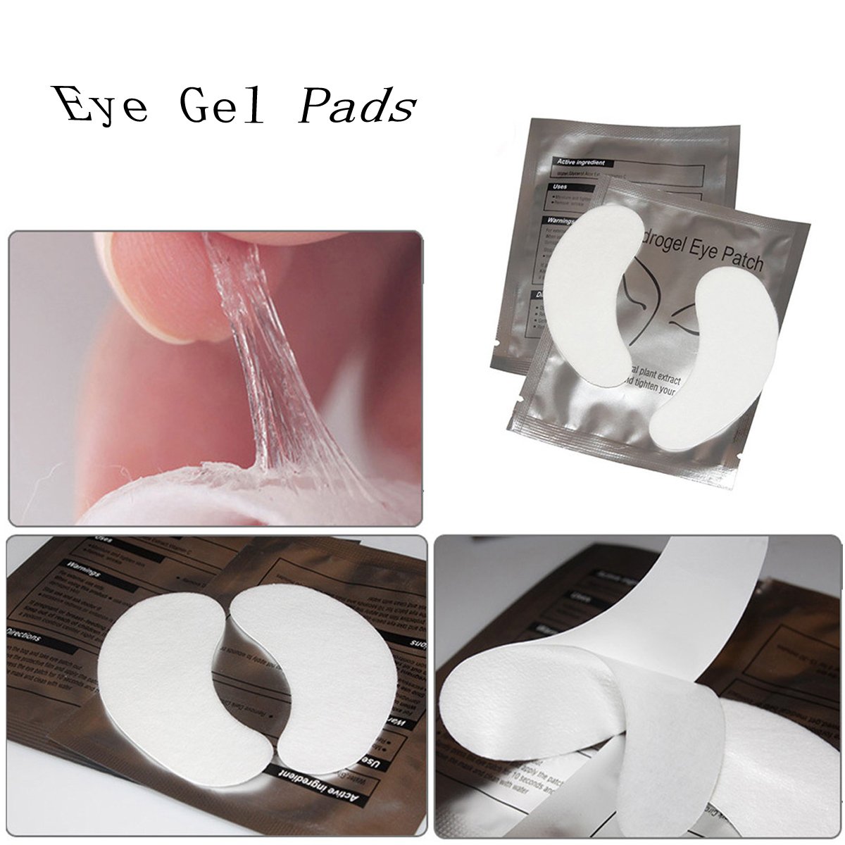 Eye Gel Pads 50 Pairs Of Eyelash Extension Under Eye Gel Pads Eyelash