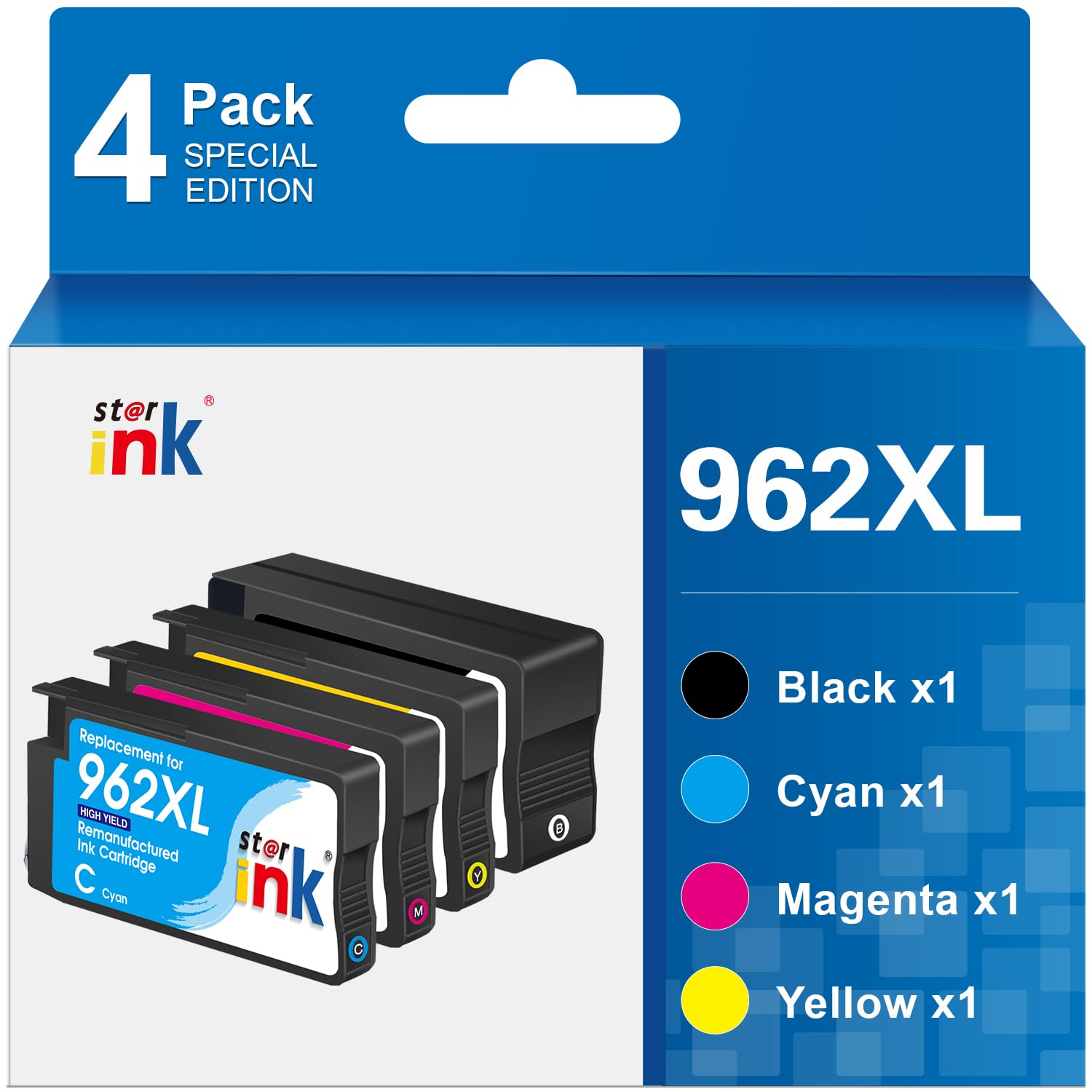 Photo 1 of (4-Pack,962 XL Ink)