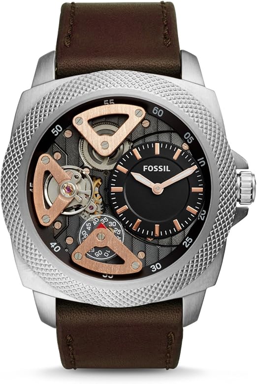privateer sport mechanical luggage leather watch