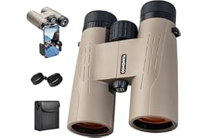 12x42 HD Binoculars for Adults High Powered Binoculars with Upgraded Phone Adapter Waterproof Compact Binocular with Low Ligh