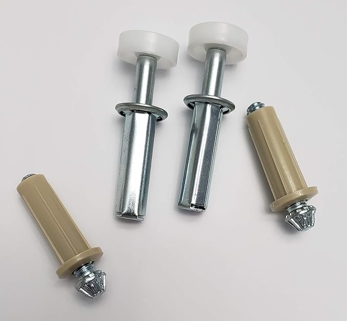 Amazon New Life Products 9 1146 2つ折りクローゼットドアートップピボットとローラーガイドホイール 7 8インチ プラスチック Acme Stanley Kenna Frame その他 Stanley Prieline ドア用金物