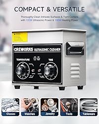 CREWORKS 3.2L Ultrasonic Cleaner with Heater