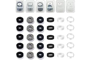 ShiMa Owl Aim Assist Rings/Stick Precision Rings Compatible with PS5/4,Compatible with Xbox SX/SS/One,Compatible with Switch Pro Controller Aim Assist Precision Rings,Storage Case,(45pcs)