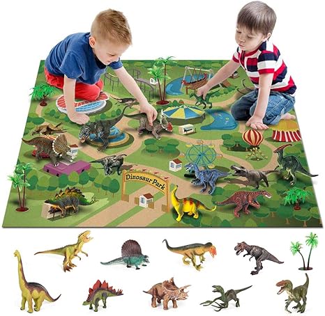 3d dinosaur play mat