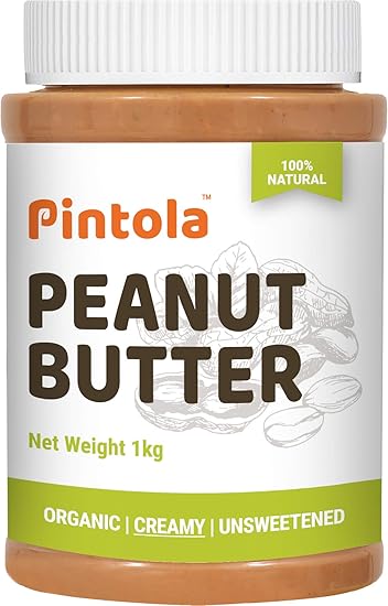 Pintola Organic Peanut Butter (Creamy) (1kg)