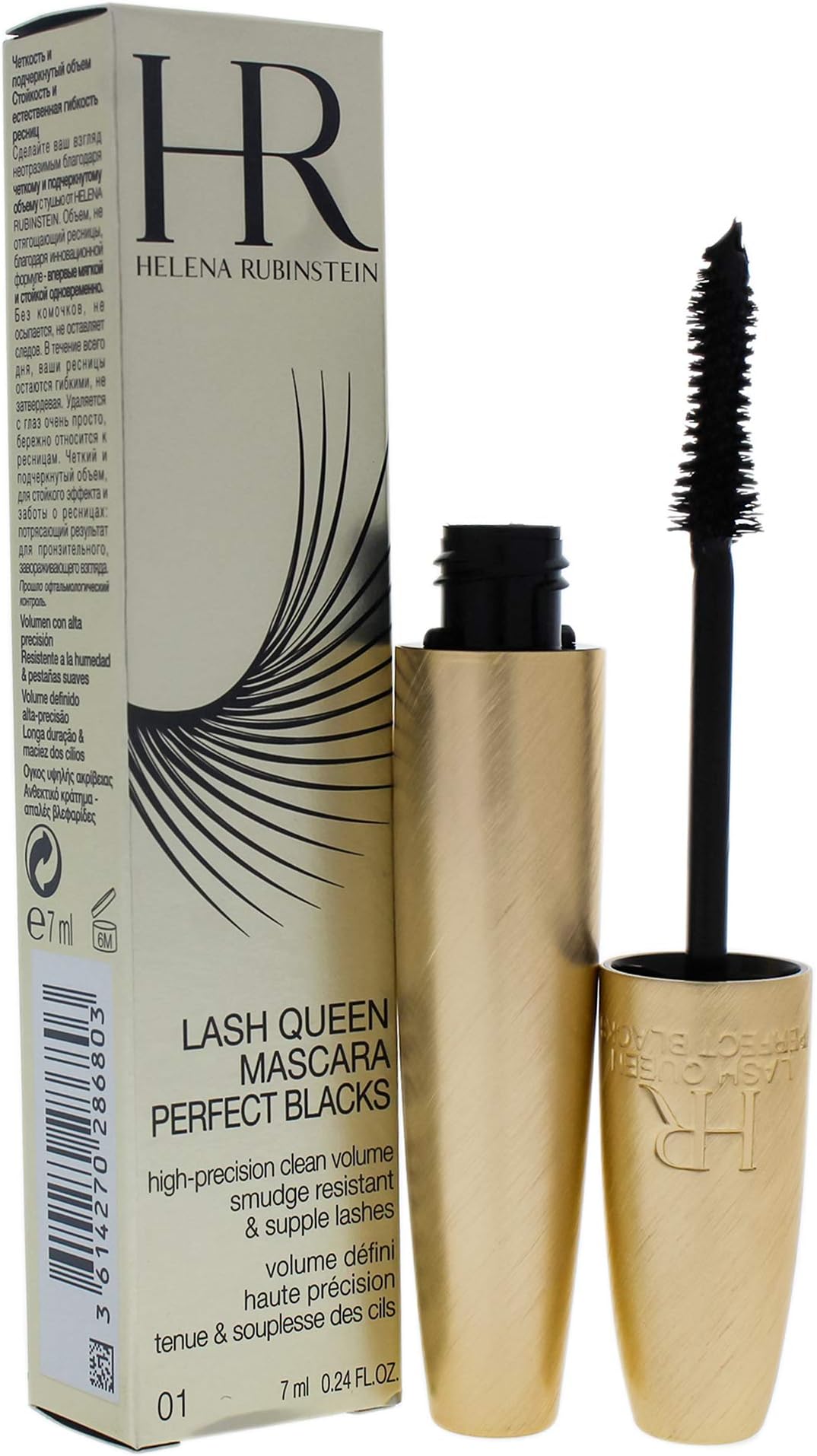 Helena Rubinstein Lash Queen Perfect Blacks Mascara, 01 Lasting Black - 7 Ml, 7ml/0.24oz