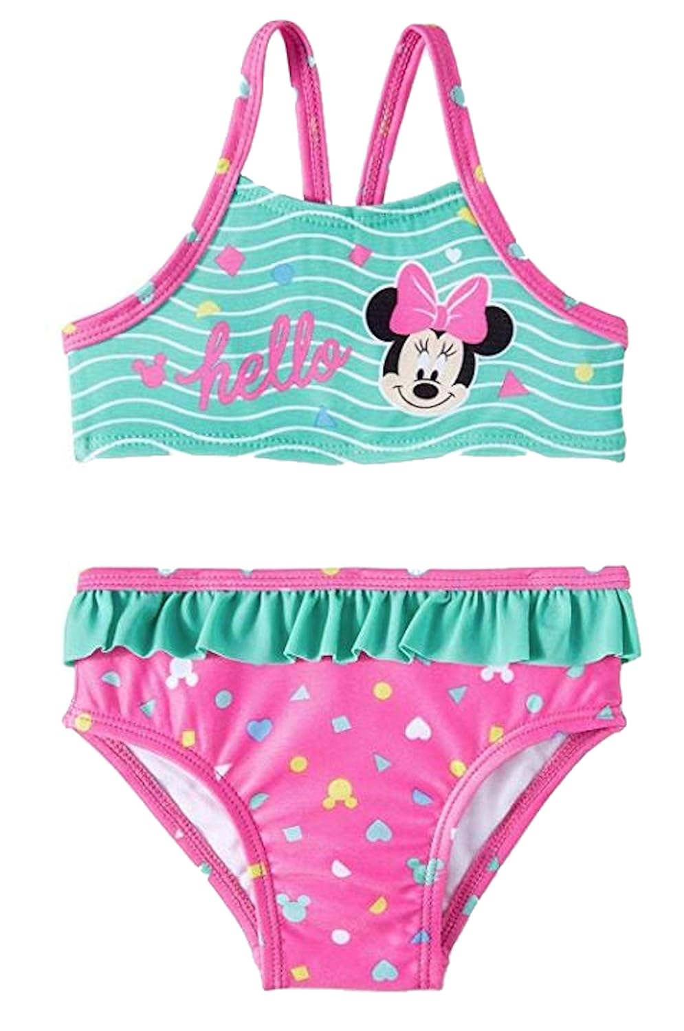 minnie mouse two piece bathing suit