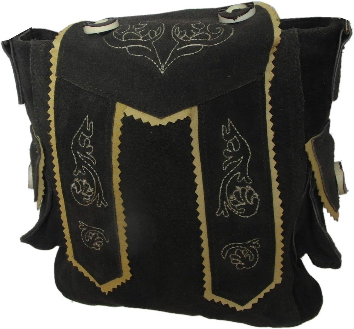Real Leather Oktoberfest Lederhosen Oktoberfest Handbag Brown from Einkaufszauber
