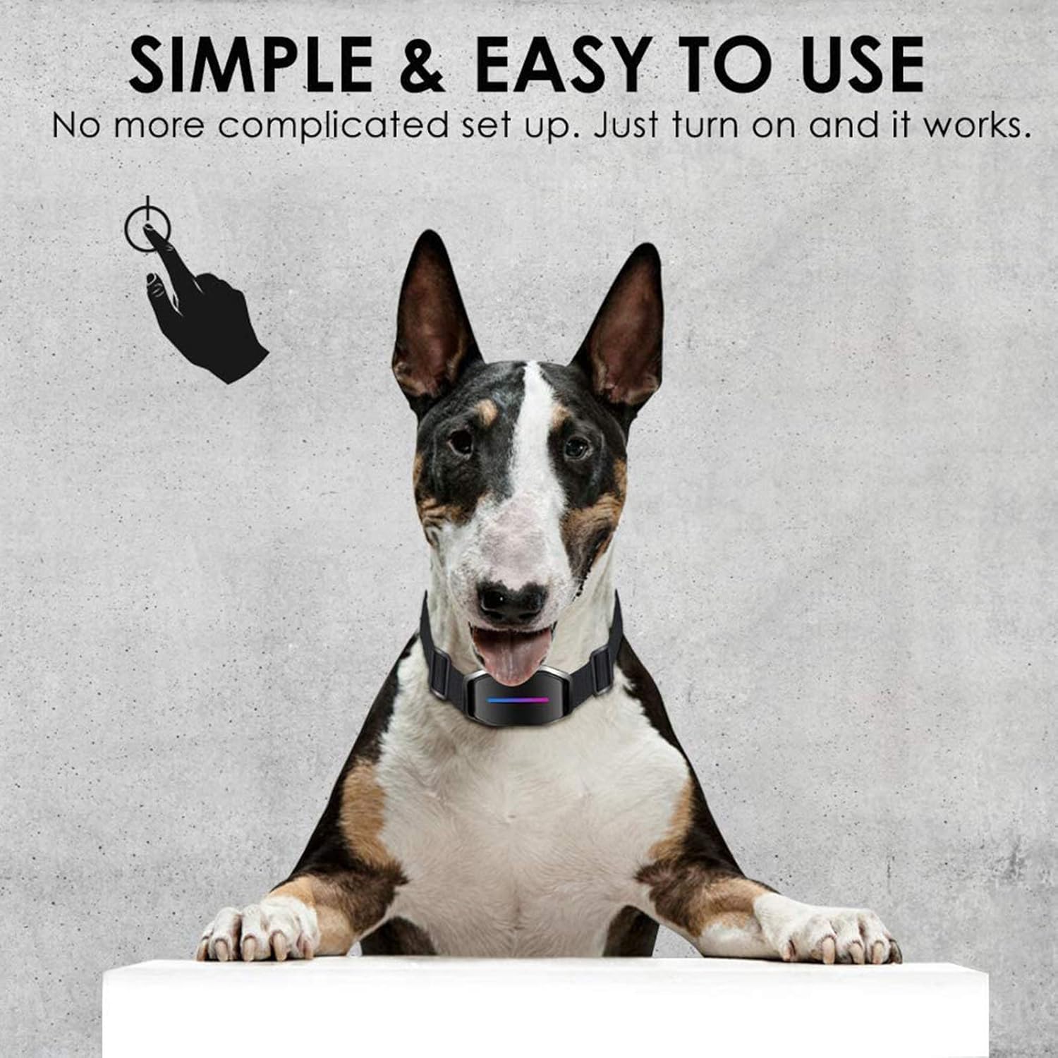Dog Bark Collar - Battery Bark Collar with Intelligent Bark Control, Effective Sound, Vibration & Automatic 7 Levels Shock Modes Training Collar w/LED Indicator, Easy to Use No Barking Collar : Pet Supplies