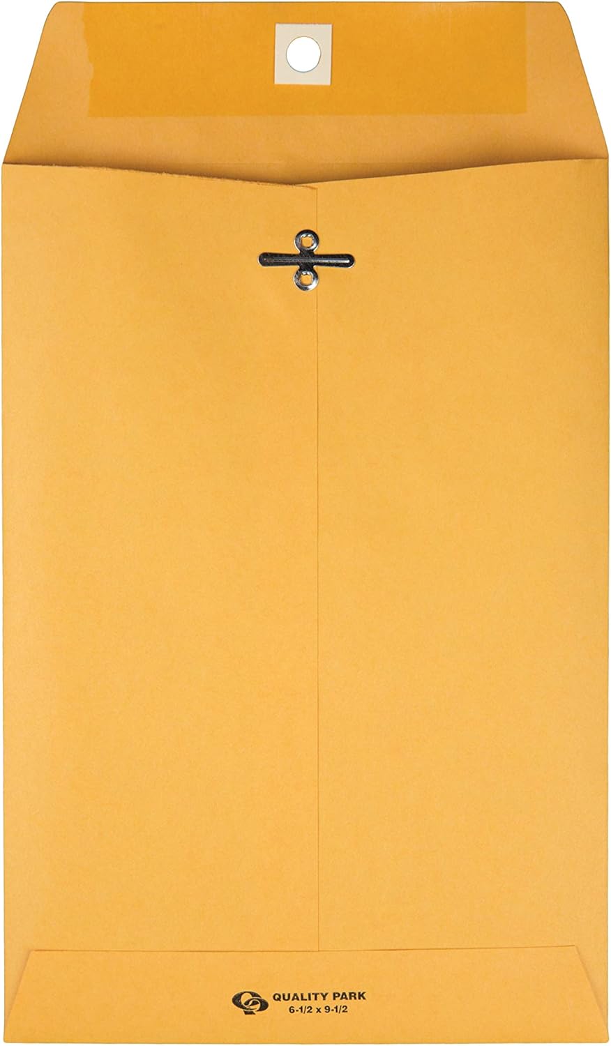 Quality Park 9" x 12" Clasp Envelopes, Brown Kraft, Gummed Flap, 100/Box (QUA37790) : Office Products