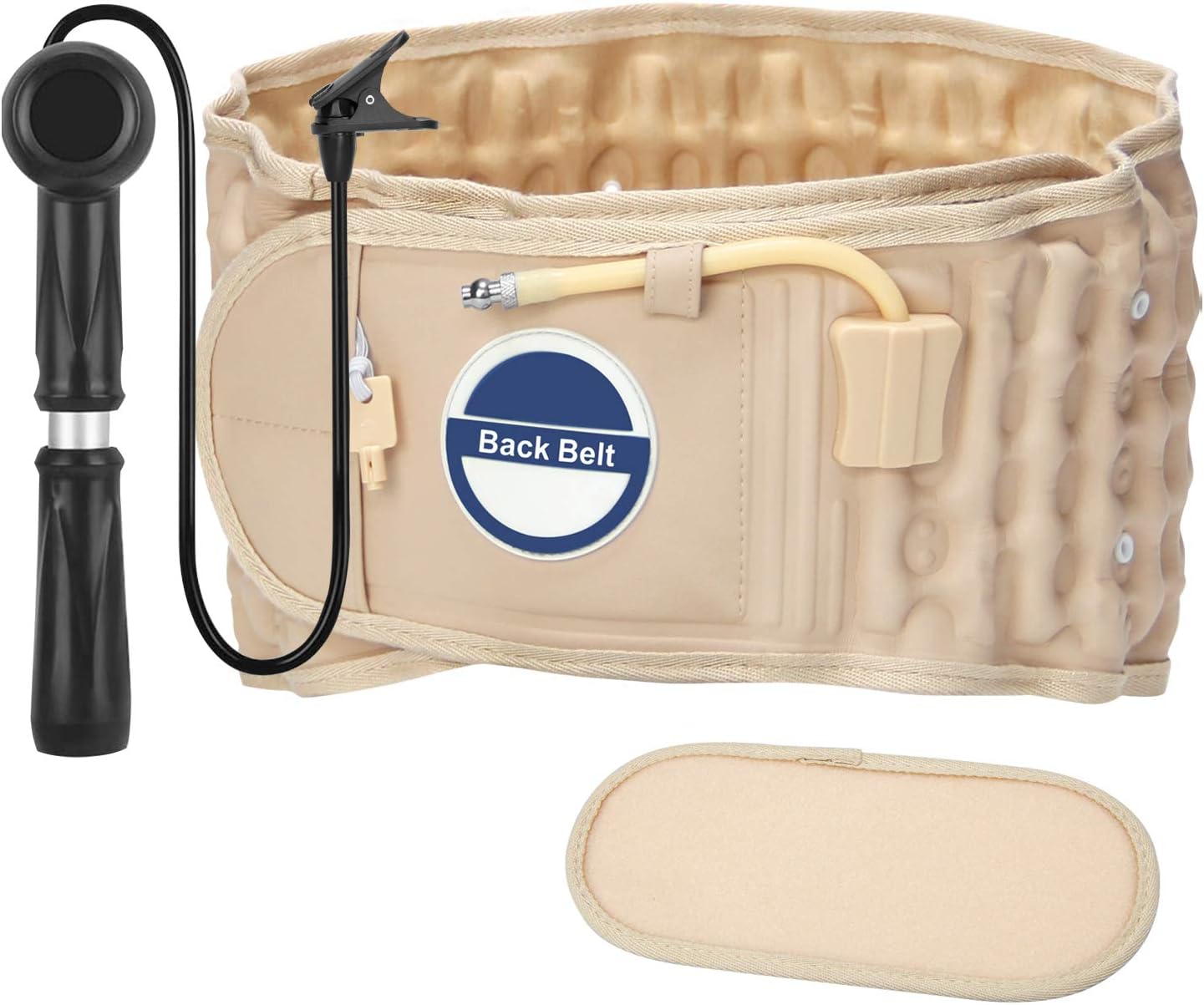 Decompression Back Belt,Extended Pad Back Support Belt Lumbar Traction Belt Lower Back Pain Relief Belt Fits 29-49 Waist: Health & Personal Care