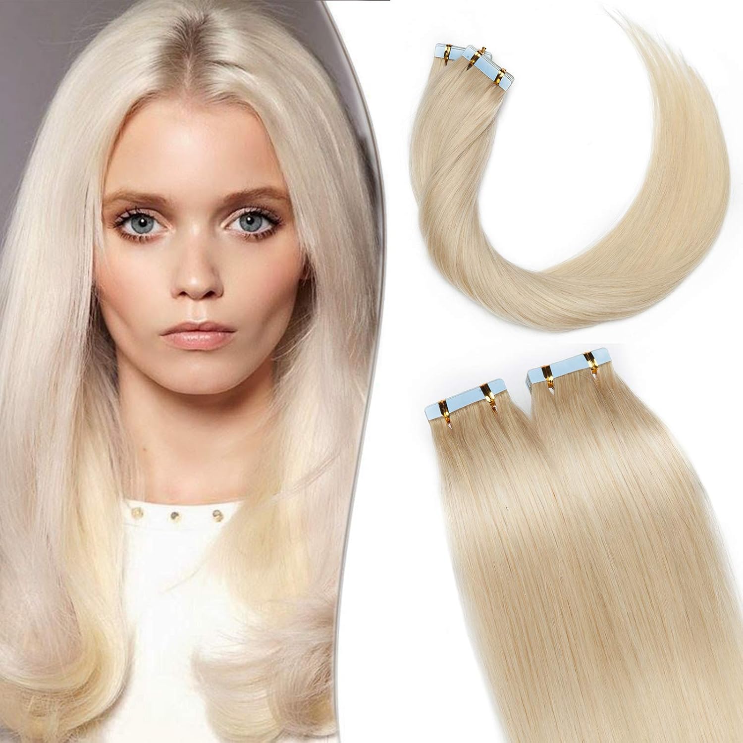 14 inches SEGO Tape in Hair Extensions Human Hair Thick [3gx20pcs] 70